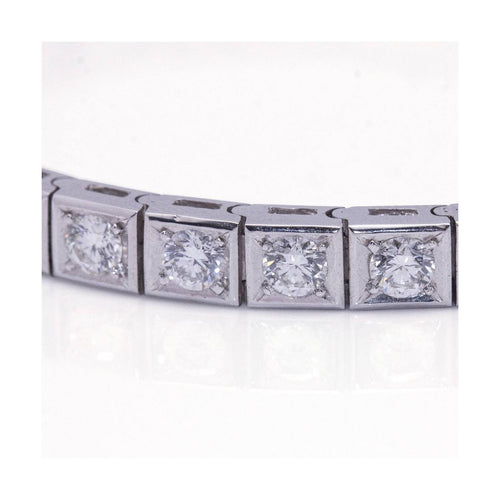 Bracelet Rivière - Bracelet en or blanc 18 kt et diamants 58 Facettes UKD364210LF