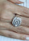 Bague 55 Bague en or blanc et diamants 58 Facettes RNG0558