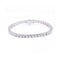 Bracelet Pulsera Riviere - Bracelet en or blanc 18 kt et diamants 58 Facettes UKD364211LF