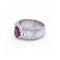 Bague BIRMANIA - Bague en or blanc 18 kt avec rubis et diamants 58 Facettes UKD364213LF