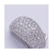 Boucles d'oreilles TAUBE - Boucles d’oreilles pavées de diamants en or blanc 18 kt 58 Facettes UKD364221LF