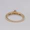 Bague AMOUR - Bague demi-alliance en or jaune 18K et diamants 58 Facettes UKD364358CH