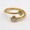 Bague PRINCESS - Bague en or jaune 18K et diamants taille princesse 58 Facettes UKD364481GM