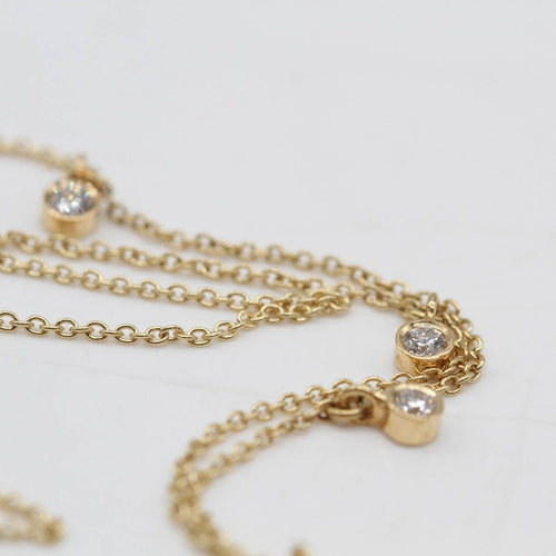 Collier CELIA - Collier en or jaune 18K avec diamants 58 Facettes UKD364601GM