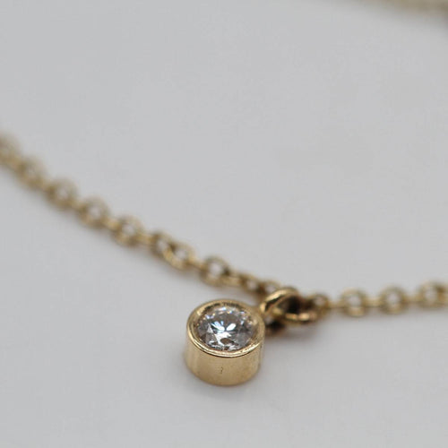 Collier CELIA - Collier en or jaune 18K avec diamants 58 Facettes UKD364601GM