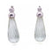 Boucles d'oreilles Pendientes Prasiolite - Boucles d’oreilles en or blanc 18 ct, diamants 58 Facettes UKD364830FV