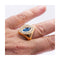 Bague Bague navette - Topaze et diamants en or rose 18 ct 58 Facettes UKD364833FV