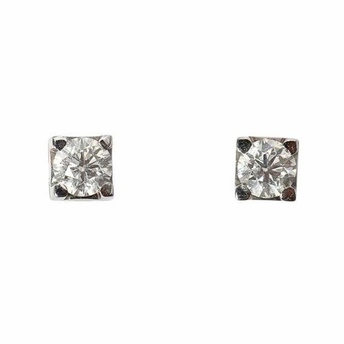 Boucles d'oreilles Boucles d’oreilles dormeuses - Diamants taille brillant en or blanc 18 ct 58 Facettes UKE361233KA