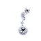 Boucles d'oreilles Boucles d’oreilles pendantes - Or blanc 18 kt et diamants blancs et noirs 58 Facettes UKN102862LF