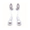 Boucles d'oreilles Boucles d’oreilles - Pendants en or blanc, perles et diamants 58 Facettes UKN102863LF