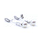 Boucles d'oreilles Boucles d’oreilles - Pendants en or blanc, perles et diamants 58 Facettes UKN102863LF