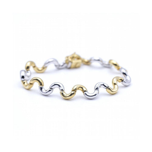 Bracelet ONDAS - Bracelet en or bicolore 18 ct 58 Facettes UKN102867LF