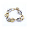 Bracelet Pulsera calabrote - Bracelet en or jaune et or blanc 18 kt 58 Facettes UKN102869LF
