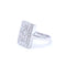 Bague Pentagram - Bague en or blanc 18 kt et diamants 58 Facettes UKN102874LF