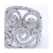 Bague Bague Couronne - Or blanc 18 ct et diamants 58 Facettes UKN102879LF