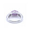 Bague Bague en or blanc 18K - Diamants et saphirs roses 58 Facettes UKN102881LF