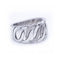 Bague Bague large - Or blanc 18 kt et diamants 58 Facettes UKN102883LF
