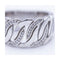 Bague Bague large - Or blanc 18 kt et diamants 58 Facettes UKN102883LF