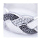 Bague Bague tressée - or blanc 18K et diamants blancs et noirs 58 Facettes UKN102884LF