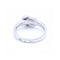 Bague Bague boucle - Bague en or blanc 18 kt et diamants 58 Facettes UKN102885LF