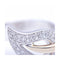 Bague HOJA - Bague bicolore en or 18 kt et diamants 58 Facettes UKN102888LF