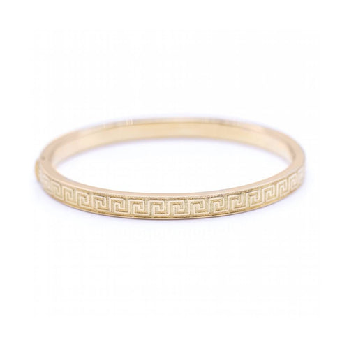 Bracelet Bracelet rigide style grec en or jaune 18 ct 58 Facettes UKN102889LF