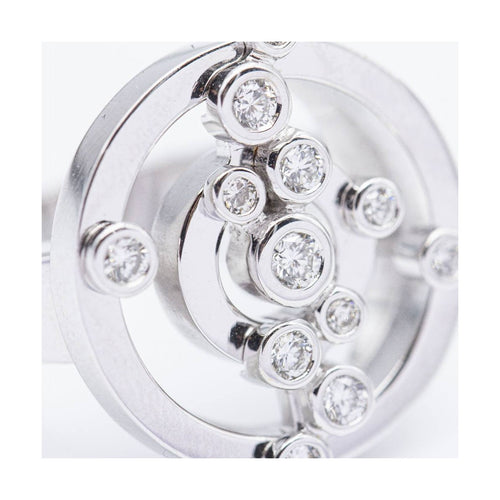 Bague ADAGIO - Bague en or blanc 18 kt avec diamants 58 Facettes UKN102890AS