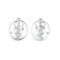 Boucles d'oreilles ADAGIO - Boucles d’oreilles en or blanc 18 kt et diamants 58 Facettes UKN102891AS