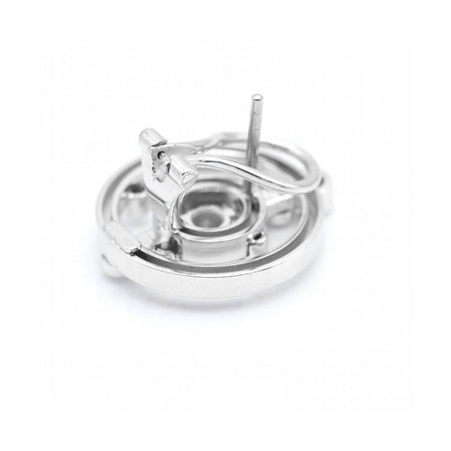Boucles d'oreilles ADAGIO - Boucles d’oreilles en or blanc 18 kt et diamants 58 Facettes UKN102891AS