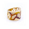 Bague FIREMOON - Bague en or jaune 18 ct, émail et diamants 58 Facettes UKN102892AS
