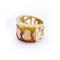 Bague FIREMOON - Bague en or jaune 18 ct, émail et diamants 58 Facettes UKN102892AS