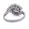 Bague 54 Bague en or blanc 18 KT avec diamants 1,70 ct 58 Facettes AN574 '(0099)