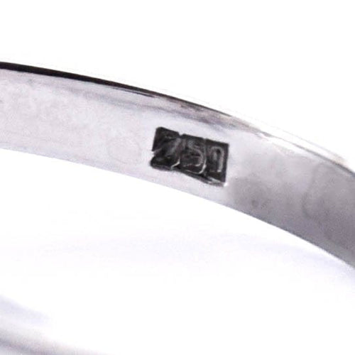 Bague 54 Bague en or blanc 18 KT avec diamants 1,70 ct 58 Facettes AN574 '(0099)