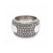 Bague ROSSE - Bague bicolore en or 18 kt et diamants 58 Facettes UKN102895AS