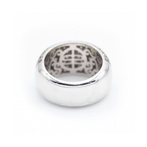 Bague ROSSE - Bague bicolore en or 18 kt et diamants 58 Facettes UKN102895AS