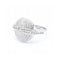 Bague POKER - Bague en or blanc 18 kt et diamants 58 Facettes UKN102900AS