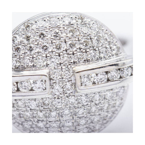 Bague POKER - Bague en or blanc 18 kt et diamants 58 Facettes UKN102900AS