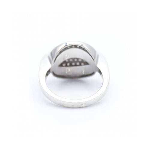 Bague POKER - Bague en or blanc 18 kt et diamants 58 Facettes UKN102900AS