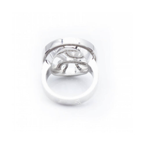 Bague 49 Sublim - Bague en or blanc 18 kt et diamants 58 Facettes UKN102901AS