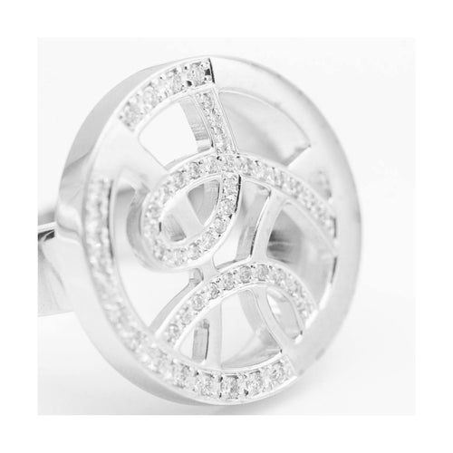 Bague 49 Sublim - Bague en or blanc 18 kt et diamants 58 Facettes UKN102901AS