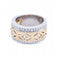 Bague SYDNEY - Bague en or bicolore 18 ct avec diamants 58 Facettes UKN102904AS
