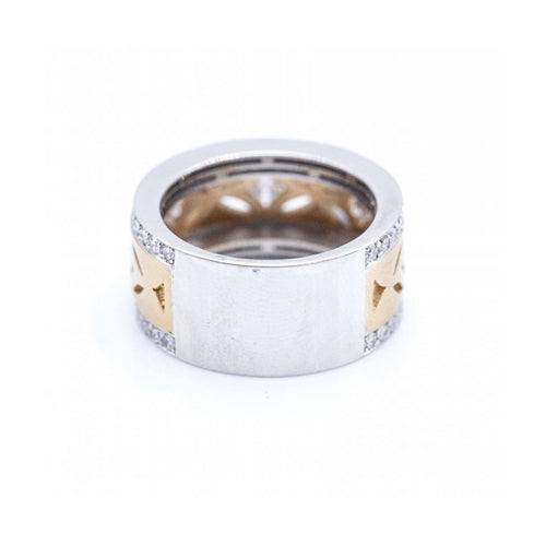 Bague SYDNEY - Bague en or bicolore 18 ct avec diamants 58 Facettes UKN102904AS