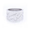 Bague BAMBU - Bague en or blanc 18 ct et diamants 58 Facettes UKN102905AS