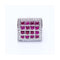 Bague Bague unisexe carrée en or blanc 18 kt avec diamants et rubis 58 Facettes UKN102917EJ