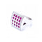 Bague Bague unisexe carrée en or blanc 18 kt avec diamants et rubis 58 Facettes UKN102917EJ