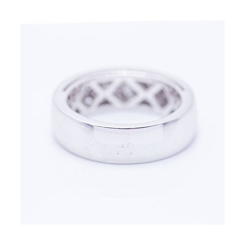 Bague ZIGZAG - Bague en or blanc 18 ct et diamants 58 Facettes UKN102928EJ