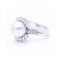 Bague Bague - Perle naturelle et diamants en or blanc 18 kt 58 Facettes UKN102930EJ