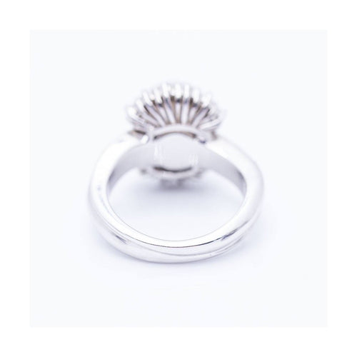 Bague Bague - Perle naturelle et diamants en or blanc 18 kt 58 Facettes UKN102930EJ