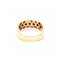 Bague Bague ROMBO - Bague en or blanc 18 kt avec rubis et diamants 58 Facettes UKN102931EJ