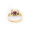 Bague Queen - Bague en or jaune 18 kt avec rubis et diamants 58 Facettes UKN102933EJ